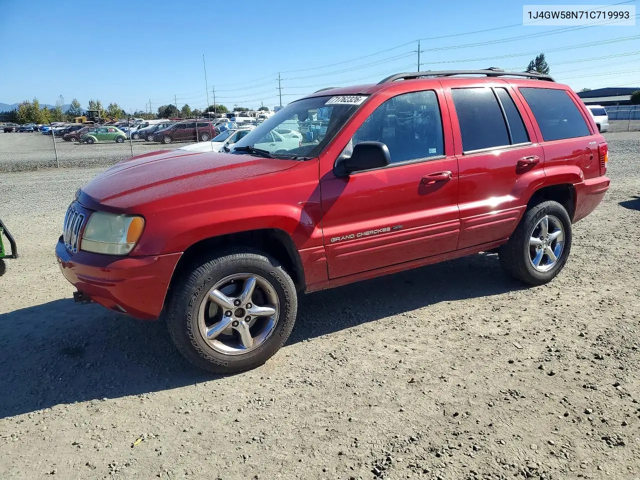 2001 Jeep Grand Cherokee Limited VIN 1J4GW58N71C719993 фото 1