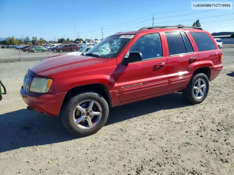 2001 Jeep Grand Cherokee Limited VIN 1J4GW58N71C719993 фото 1