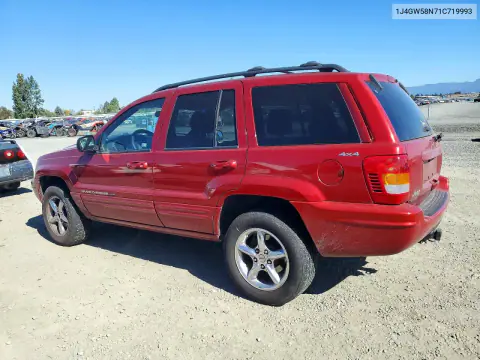 2001 Jeep Grand Cherokee Limited VIN 1J4GW58N71C719993 фото 2