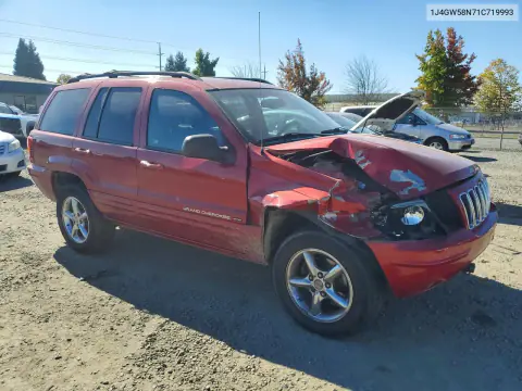 2001 Jeep Grand Cherokee Limited VIN 1J4GW58N71C719993 фото 4