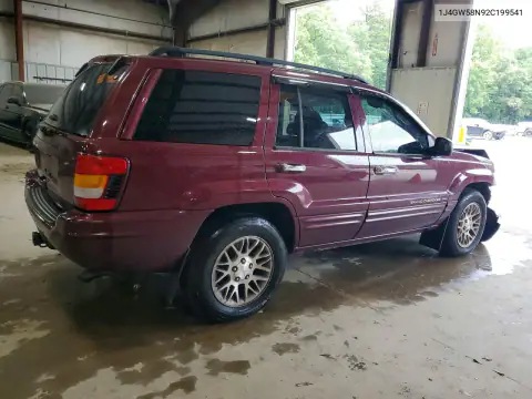 1J4GW58N92C199541 — 2002 Jeep Grand Cherokee, фото 3 с аукциона Copart, Передняя часть