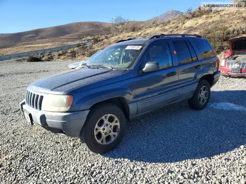 1J4GW48S02C291556 — 2002 Jeep Grand Cherokee, Задняя часть, фото до ремонта