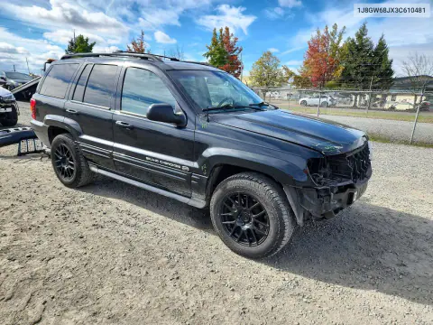 2003 Jeep Grand Cherokee Overland VIN 1J8GW68JX3C610481 фото 4