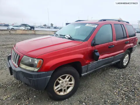 1J4GW48S64C319623 — 2004 Jeep Grand Cherokee, Боковая часть, фото до ремонта