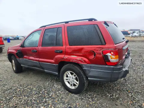 1J4GW48S64C319623 — 2004 Jeep Grand Cherokee, фото 2 с аукциона Copart, Боковая часть