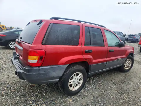 1J4GW48S64C319623 — 2004 Jeep Grand Cherokee, фото 3 с аукциона Copart, Боковая часть