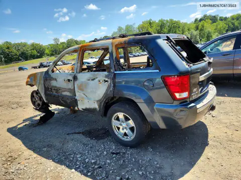 1J8HR68267C613503 — 2007 Jeep Grand Cherokee, фото 2 с аукциона Copart 20.10.2026, Пожар