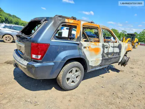 1J8HR68267C613503 — 2007 Jeep Grand Cherokee, фото 3 с аукциона Copart 20.10.2026, Пожар