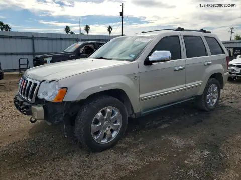 1J8HR58238C202491 — 2008 Jeep Grand Cherokee, Подтопление, фото до ремонта