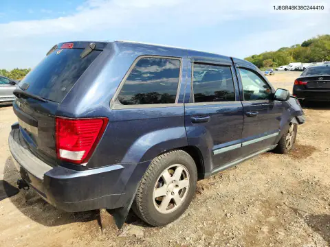1J8GR48K38C244410 — 2008 Jeep Grand Cherokee, фото 3 с аукциона Copart, Механические повреждения