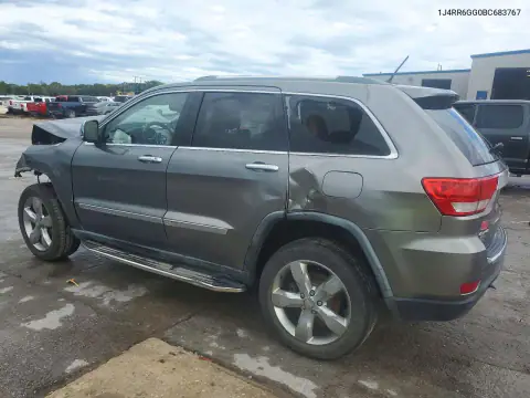 1J4RR6GG0BC683767 — 2011 Jeep Grand Cherokee, фото 2 с аукциона Copart, Передняя часть
