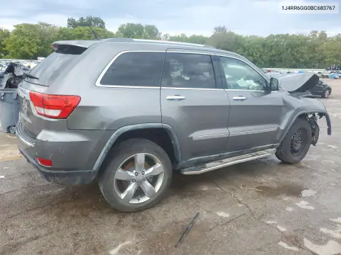 1J4RR6GG0BC683767 — 2011 Jeep Grand Cherokee, фото 3 с аукциона Copart, Передняя часть