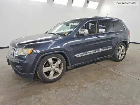 1C4RJFCG3CC288521 — 2012 Jeep Grand Cherokee, Ходовая часть, фото до ремонта