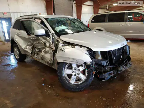 1C4RJFAG5CC274591 — 2012 Jeep Grand Cherokee, фото 4 с аукциона Copart, Боковая часть