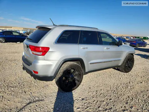 2012 Jeep Grand Cherokee Laredo VIN 1C4RJFAG1CC244648 фото 3