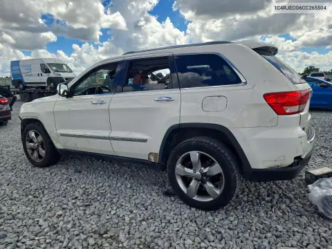 1C4RJECG6CC265504 — 2012 Jeep Grand Cherokee, фото 2 с аукциона Copart 20.10.2026, Механические повреждения