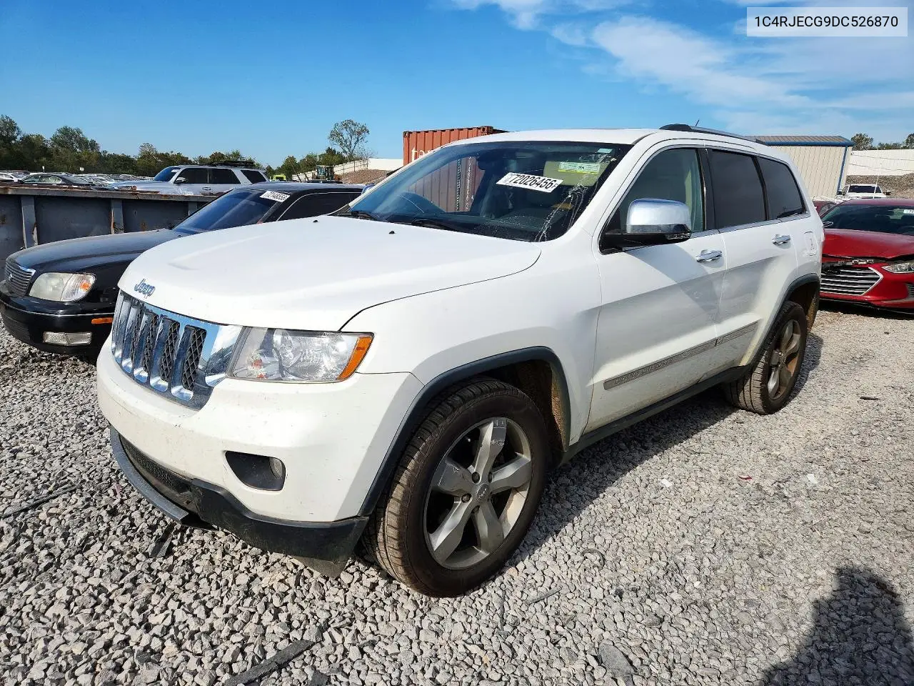 2013 Jeep Grand Cherokee Overland VIN 1C4RJECG9DC526870 фото 1