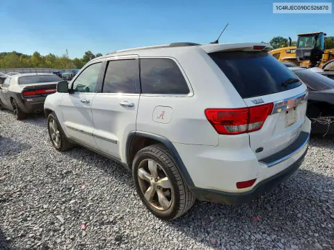 2013 Jeep Grand Cherokee Overland VIN 1C4RJECG9DC526870 фото 2