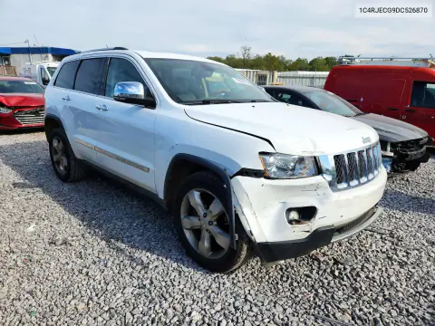 2013 Jeep Grand Cherokee Overland VIN 1C4RJECG9DC526870 фото 4