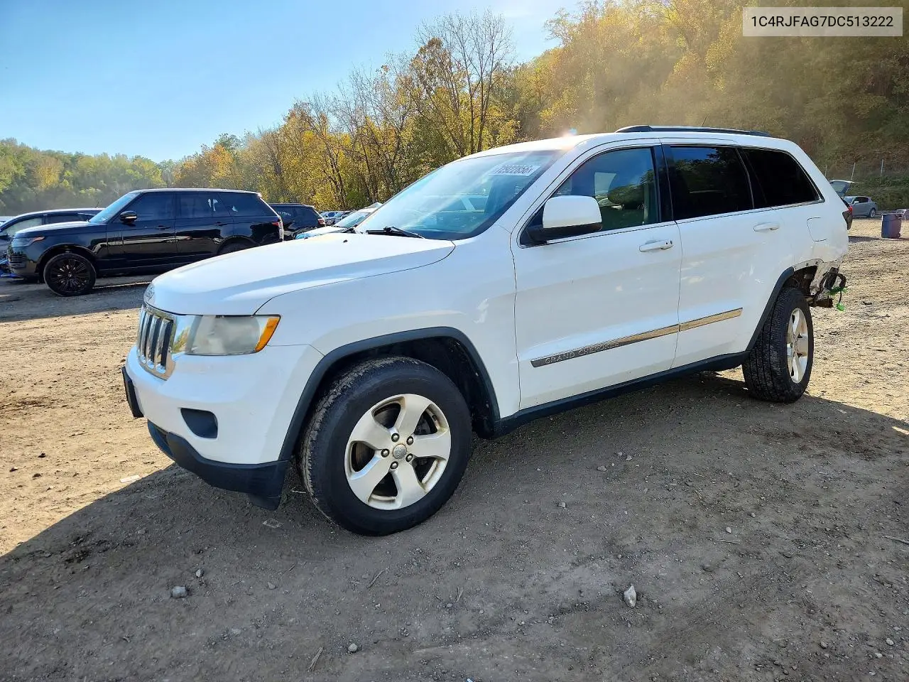 1C4RJFAG7DC513222 Jeep Grand Cherokee 2013 — повреждение Задняя часть, фото до ремонта