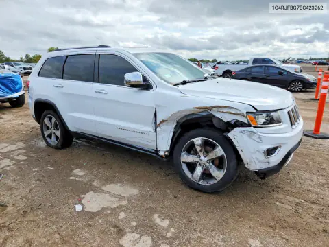 2014 Jeep Grand Cherokee Limited VIN 1C4RJFBG7EC423262 фото 4
