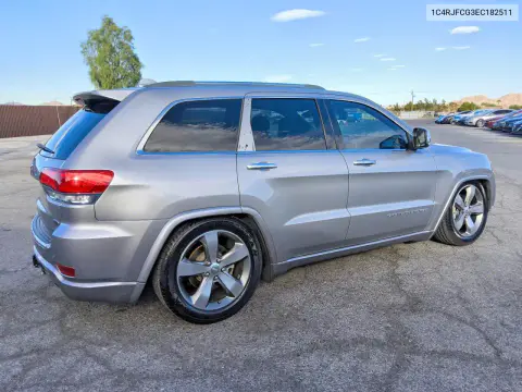2014 Jeep Grand Cherokee Overland VIN 1C4RJFCG3EC182511 фото 3