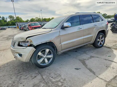 1C4RJECT8EC201819 — 2014 Jeep Grand Cherokee, Передняя часть, фото до ремонта