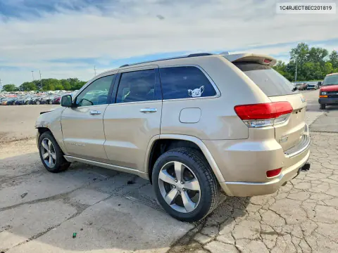 2014 Jeep Grand Cherokee Overland VIN 1C4RJECT8EC201819 фото 2