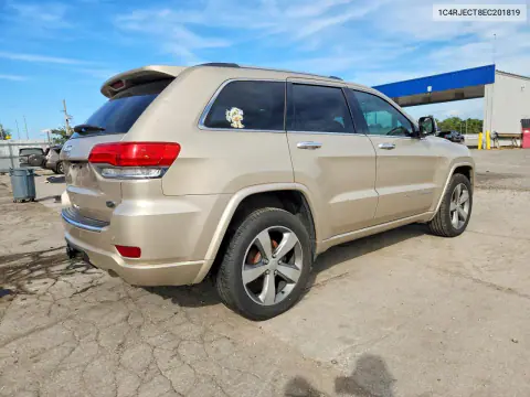 2014 Jeep Grand Cherokee Overland VIN 1C4RJECT8EC201819 фото 3