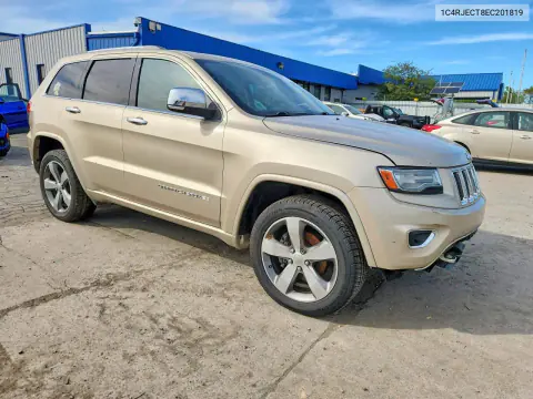2014 Jeep Grand Cherokee Overland VIN 1C4RJECT8EC201819 фото 4