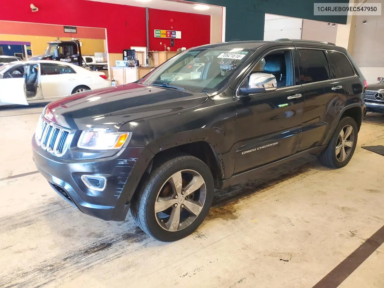 2014 Jeep Grand Cherokee Limited VIN 1C4RJEBG9EC547950 фото 1