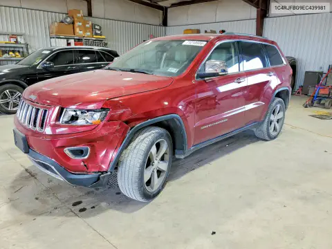 1C4RJFBG9EC439981 — 2014 Jeep Grand Cherokee, Передняя часть, фото до ремонта