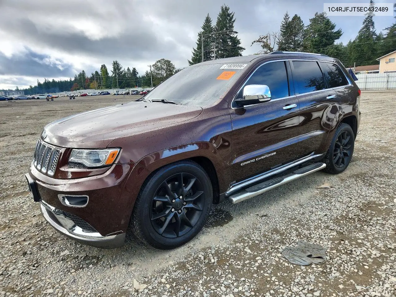 2014 Jeep Grand Cherokee Summit VIN 1C4RJFJT5EC432489 фото 1