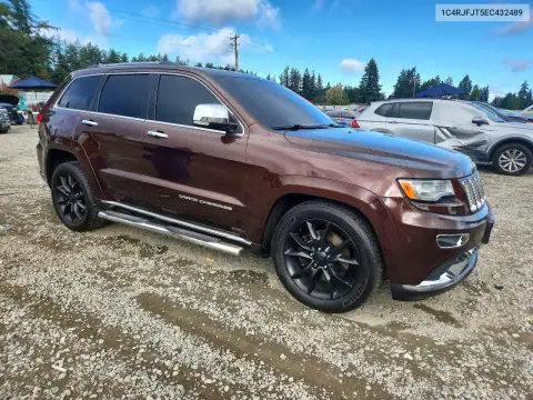 2014 Jeep Grand Cherokee Summit VIN 1C4RJFJT5EC432489 фото 4