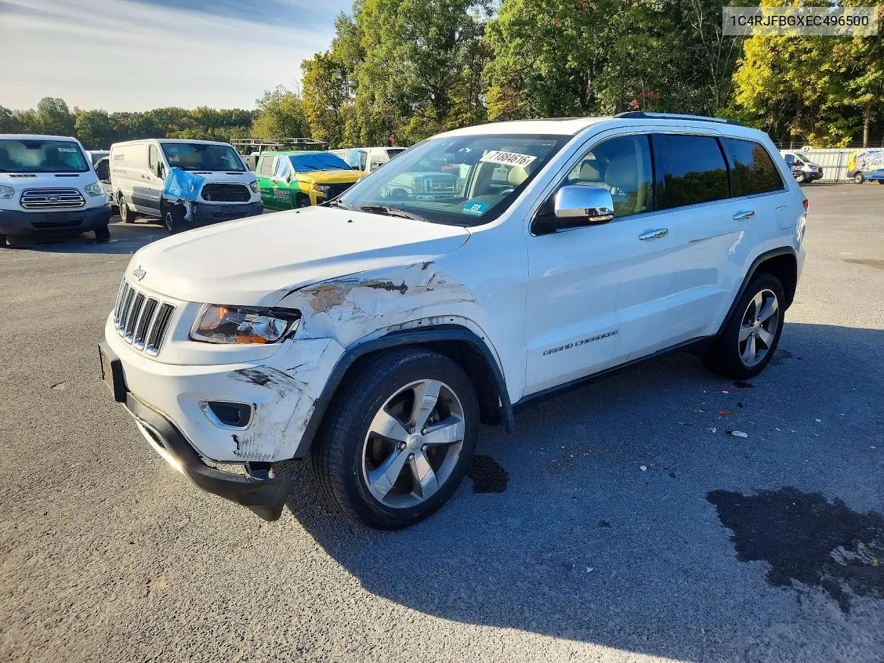 2014 Jeep Grand Cherokee Limited VIN 1C4RJFBGXEC496500 фото 1