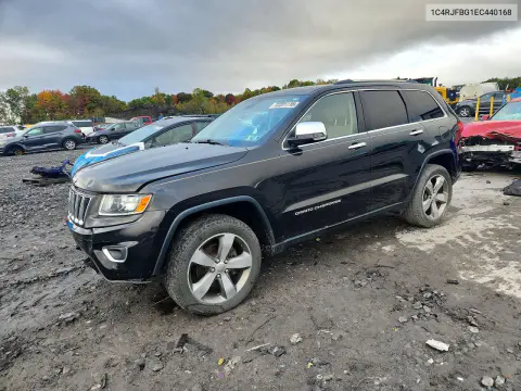 1C4RJFBG1EC440168 — 2014 Jeep Grand Cherokee, Передняя часть, фото до ремонта