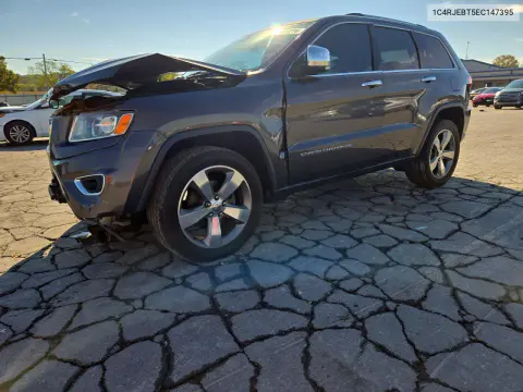 1C4RJEBT5EC147395 — 2014 Jeep Grand Cherokee, Передняя часть, фото до ремонта