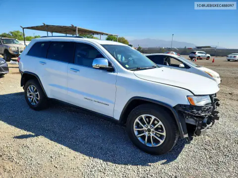 2014 Jeep Grand Cherokee Limited VIN 1C4RJEBGXEC488097 фото 4