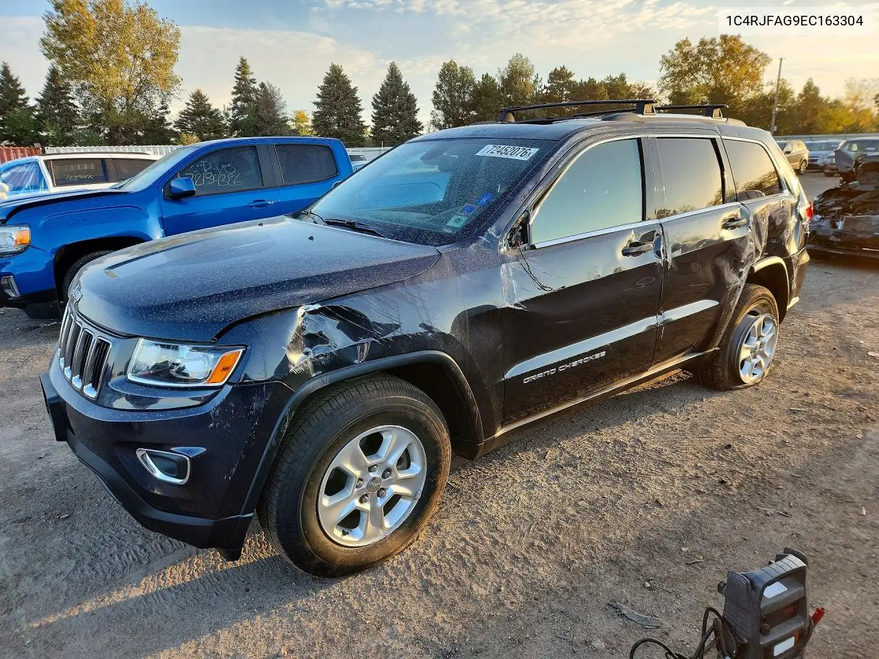 2014 Jeep Grand Cherokee Laredo VIN 1C4RJFAG9EC163304 фото 1