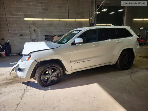 1C4RJFAG8EC497890 — 2014 Jeep Grand Cherokee, Передняя часть, фото до ремонта