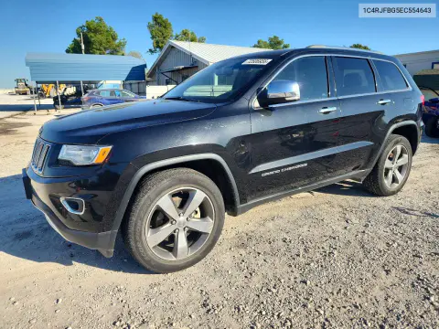 1C4RJFBG5EC554643 — 2014 Jeep Grand Cherokee, Сторона, фото до ремонта