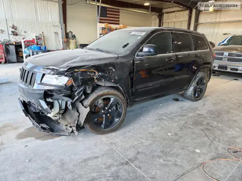 1C4RJFAG5EC490086 — 2014 Jeep Grand Cherokee, Передняя часть, фото до ремонта