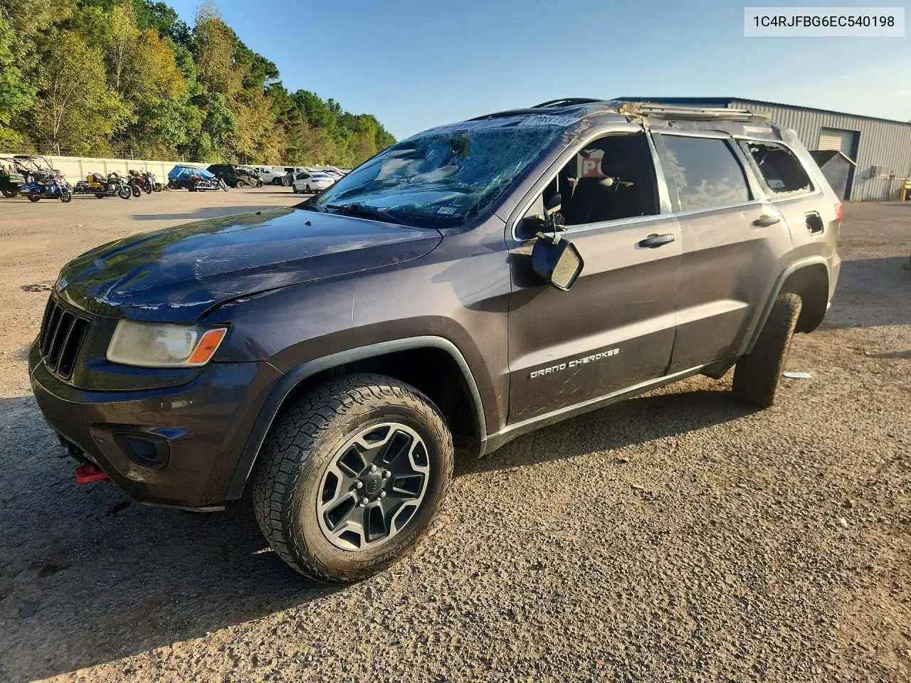 1C4RJFBG6EC540198 Jeep Grand Cherokee 2014 — повреждение Опрокидывание, фото до ремонта