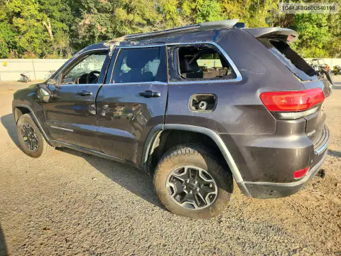 1C4RJFBG6EC540198 — 2014 Jeep Grand Cherokee, фото 2 с аукциона Copart, Опрокидывание