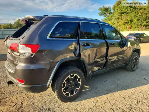 1C4RJFBG6EC540198 — 2014 Jeep Grand Cherokee, фото 3 с аукциона Copart, Опрокидывание