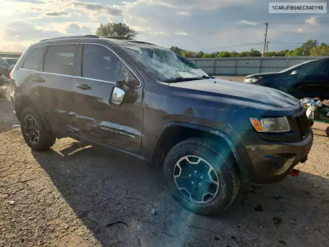 1C4RJFBG6EC540198 — 2014 Jeep Grand Cherokee, фото 4 с аукциона Copart, Опрокидывание