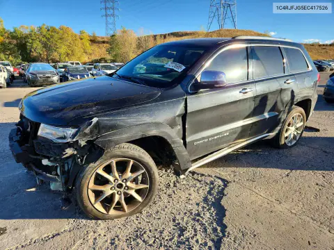 1C4RJFJG5EC417526 — 2014 Jeep Grand Cherokee, Передняя часть, фото до ремонта