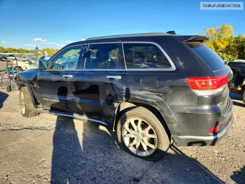 2014 Jeep Grand Cherokee Summit VIN 1C4RJFJG5EC417526 фото 2