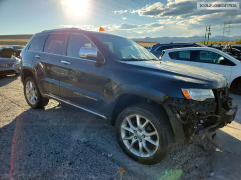 2014 Jeep Grand Cherokee Summit VIN 1C4RJFJG5EC417526 фото 4