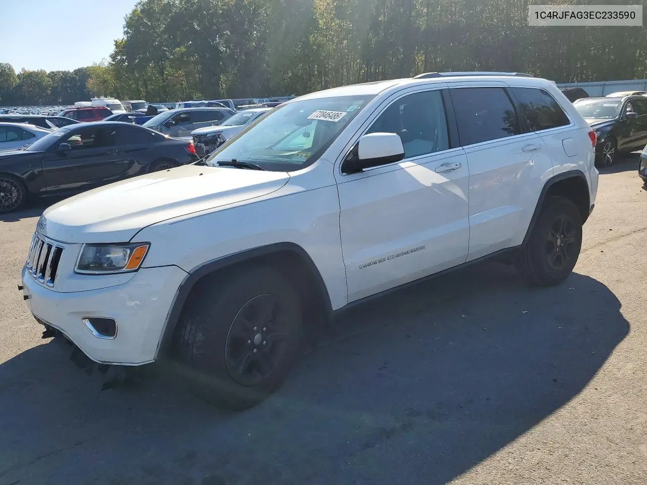 1C4RJFAG3EC233590 Jeep Grand Cherokee 2014 — повреждение Передняя часть, фото до ремонта